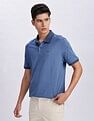 Calvin Klein Jeans Regular-Fit Geometric Cotton Polo Shirt
