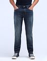 Flying Machine Slash Slim Tapered Washed Jeans