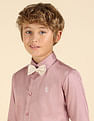 U.S. Polo Assn. Kids Boys Pure Cotton Regular Fit Shirt