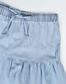 Tommy Hilfiger Tiered Chambray Mini Skirt