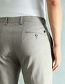 Arrow Solid Slim Fit Formal Trousers