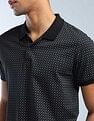 Flying Machine Geometric Printed Regular Fit Polo Shirt