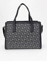 Tommy Hilfiger Logo Blue Polyester Hand Bag