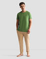 USPA Innerwear Solid Comfort Fit  Loungewear T-Shirt