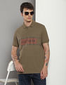 Tommy Hilfiger Brand Print Regular Polo Shirt