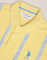 U.S. Polo Assn. Vertical Stripe Birdseye Polo Shirt