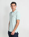 Arrow Sports Tropical Print Cotton Polo Shirt
