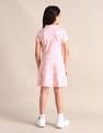 U.S. Polo Assn. Kids Girls Floral A-line Dress