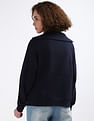 Tommy Hilfiger Monotype Flock Short Zip Sweatshirt