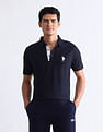 USPA Active Solid Slim Fit Polo Shirt