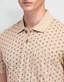 Arrow Sport All-Over Printed Regular Polo Shirt