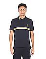 U.S. Polo Assn. Pique Striped Polo Shirt
