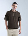 Flying Machine Textured Color Of Home Polo Shirt