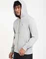 Tommy Hilfiger Solid Regular-Fit Cotton Hodded Sweatshirt