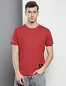Calvin Klein Curved Hem Badge Logo T-Shirt