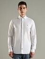 Tommy Hilfiger Solid Slim Fit Cotton Shirt