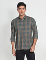Arrow Sports Tartan Check Cotton Casual Shirt