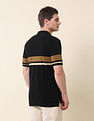 U.S. Polo Assn. Horizontal Striped Modern Monochrome Polo Shirt