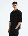 Flying Machine Chambray Weave Cotton Shirt