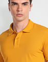 Flying Machine Solid Pique Polo Shirt