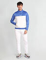 Flying Machine High Neck Polyester Sweatshirt