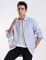 Calvin Klein Jeans Textured Slim Fit Plain Woven Shirt