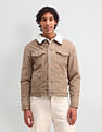 U.S. Polo Assn. Denim Co. Slim Fit Corduroy Sherpa Jacket