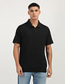 Calvin Klein Drop Needle Waffle Polo Shirt