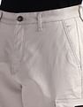 Flying Machine Twill Solid Cargo Trousers