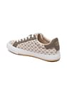 U.S. Polo Assn. Women Monogram Canvas Lace Up Charlotte Sneakers