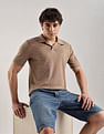 Calvin Klein Jeans Solid Slim Fit Cotton Polo Shirt
