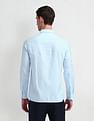 Arrow Manhattan Slim Fit Vertical Striped Shirt