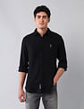 U.S. Polo Assn. Denim Co. Pure Cotton Regular Fit Dobby Shirt