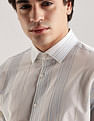 Calvin Klein Jeans Vertical Stripes Slim Fit Dobby Woven Shirt