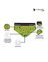 USPA Innerwear Mid Rise Cotton Spandex IKBB Briefs - Pack Of 3