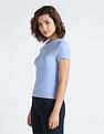 Tommy Hilfiger Sustainable Rib Knit Solid T-Shirt