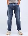 Flying Machine Slash Slim Tapered Stone Wash Jeans