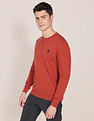 U.S. Polo Assn. Heathered Cotton Sweater