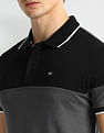 Arrow Sport Logo Color Block Polo Shirt