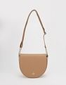 Tommy Hilfiger Colorblock Beige Pu Sling Bag