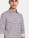 U.S. Polo Assn. Denim Co. Spread Collar Printed Casual Shirt