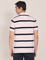 U.S. Polo Assn. Ribbed Collar Striped Polo Shirt