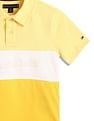 Tommy Hilfiger Kids Boys Colorblock Regular-Fit Cotton Polo T-Shirt