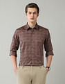 Arrow Newyork Pure Cotton Printed Manhattan Slim Fit Shirt