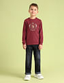 U.S. Polo Assn. Kids Boys Brand Embossed Regular Fit Sweatshirt
