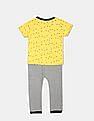 U.S. Polo Assn. Kids Baby Assorted Printed T-Shirt And Pants Set