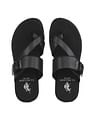 U.S. Polo Assn. Buckle Strap Leather Slippers
