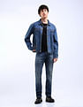 Flying Machine Freddie Slim Straight Fit Stone Wash Jeans