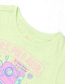 U.S. Polo Assn. Kids Girls Graphic Printed Regular Fit T-Shirt