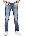 Flying Machine Michael Slim Tapered Fit Distressed Jeans